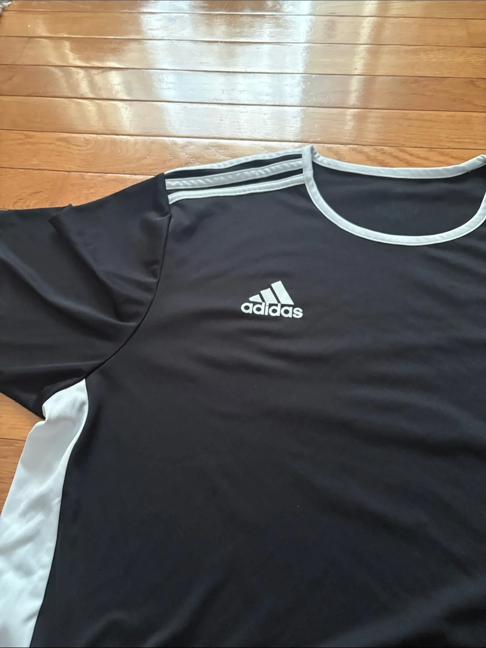 adidas Men’s Black and White Soccer Training Jersey